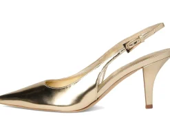 Marc Fisher LTD Dorie Gold Mirror Metallic Leather Sale