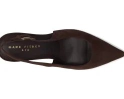Marc Fisher LTD Dorie Dark Brown Suede Outlet