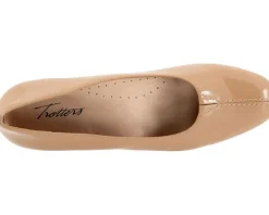 Trotters Doris Beige Patent Sale