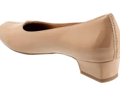 Trotters Doris Beige Patent Sale