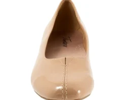 Trotters Doris Beige Patent Sale
