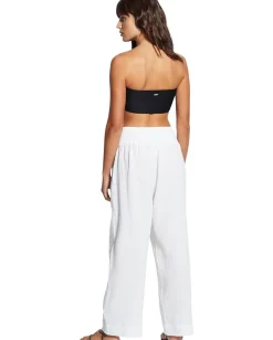 Women Seafolly Double Cloth Shirred Pants