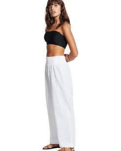Women Seafolly Double Cloth Shirred Pants