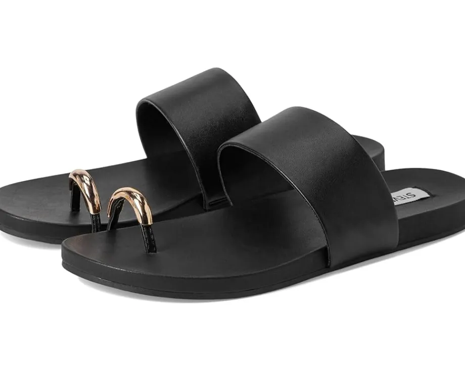 Steve Madden Dove Black Leather Best