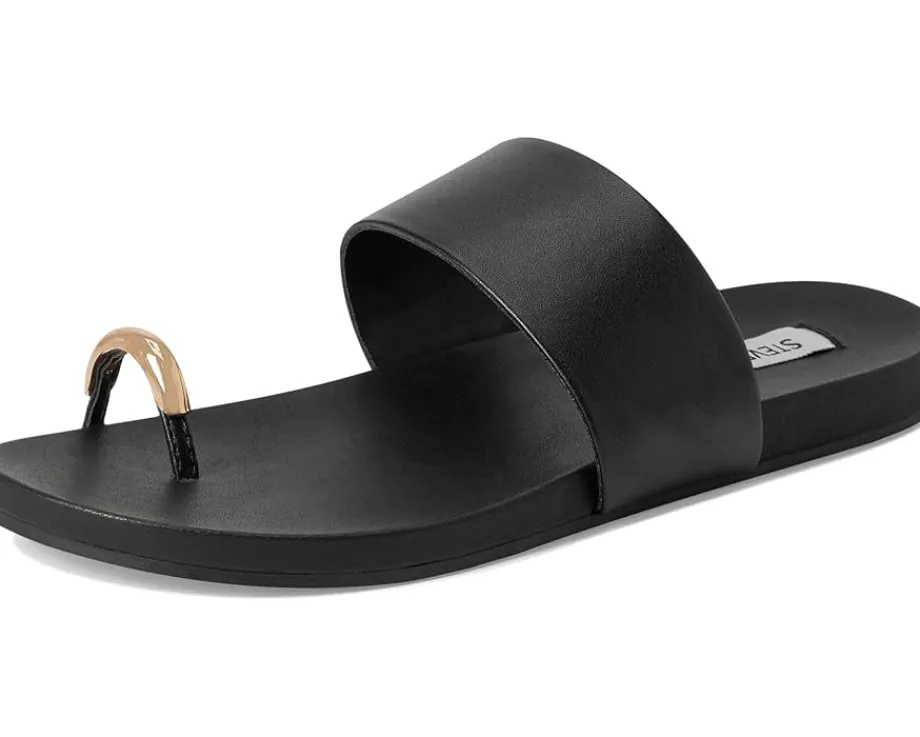 Steve Madden Dove Black Leather Best