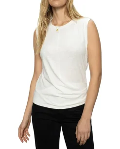 Sanctuary Draped Tank White New