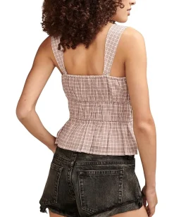 Women Lucky Brand Drawstring Detail Top