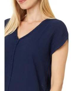 Women Michael Stars Draya V-Neck Top