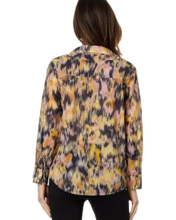 Women NIC+ZOE Dreamy Refined Ruffle Shirt