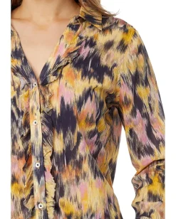 Women NIC+ZOE Dreamy Refined Ruffle Shirt