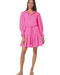 Women Lilly Pulitzer Drena Linen Dress