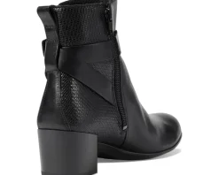 ECCO Dress Classic 35 mm Buckle Ankle Boot Black/Black Discount