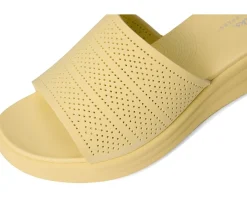 Clarks Drift Twist Pale Yellow Synthetic Hot