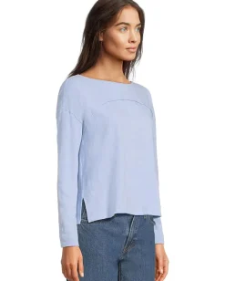 Women Lilla P Drop Shoulder Seamed Boatneck