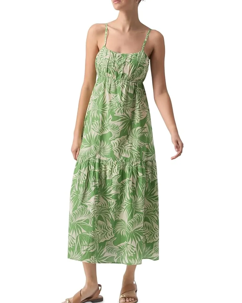 Sanctuary Dropped Seam Maxi Cool Palm Clearance