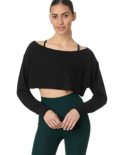 Beyond Yoga Duet 2-Way Convertible Shrug Black
