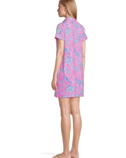 Women Lilly Pulitzer Dune Upf 50+ Short Sleeve