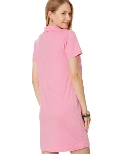 Women Lilly Pulitzer Dune Upf 50+ Short Sleeve