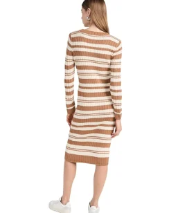 line and dot Duo Striped Sweaterdress Sienna Best