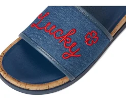 Women Lucky Brand Dylina Woven Band Sandals