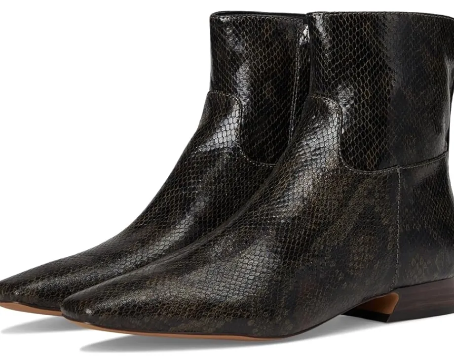 Women Free People Easy Does It Snake Print Ankle Boots