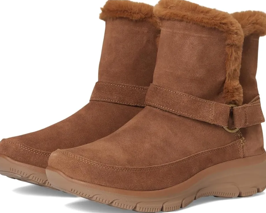 SKECHERS Easy Going - Dreamers Luxe Vibe Hands Free Slip-ins Chestnut Best