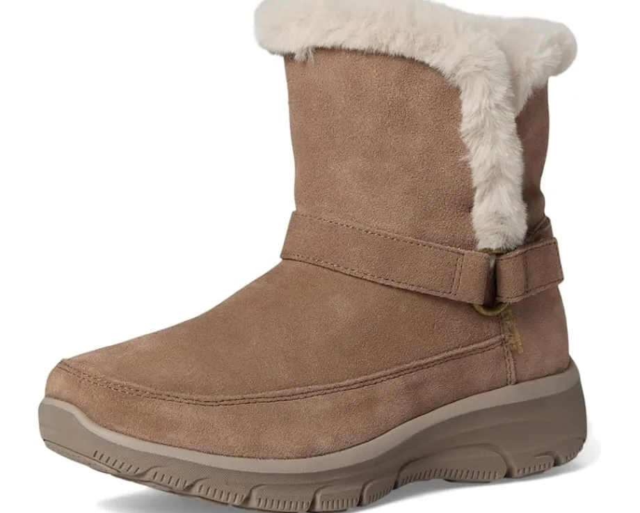 SKECHERS Easy Going - Dreamers Luxe Vibe Hands Free Slip-ins Dark Taupe Best