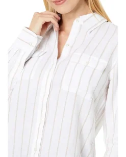 Women Vineyard Vines Easy Linen Camp Shirt