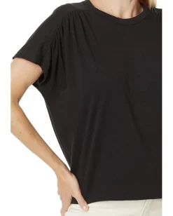 Lilla P Easy Shirred Short Sleeve Black Clearance