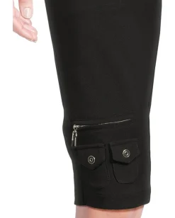 Jamie Sadock Ecco Print 18 in. Skort Jet Black Discount