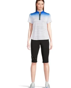 Jamie Sadock Ecco Print 18 in. Skort Jet Black Discount