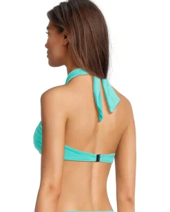 Seafolly Eco Collective Halter Bandeau Aquatic Blue Outlet