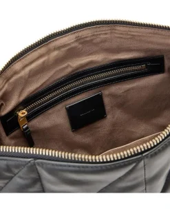 AllSaints Edbury Quilt Shoulder Black