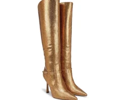 Sam Edelman Elia Medallion Gold Snake Wide Calf Online