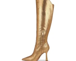 Sam Edelman Elia Medallion Gold Snake Wide Calf Online