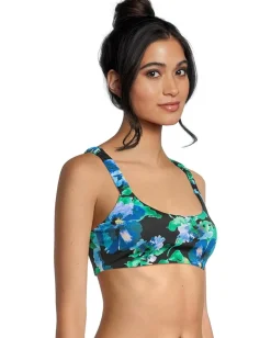 Beach Riot Eliza Top Black Pansy Sale