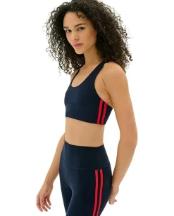 Splits59 Ella Airweight Light Support Bra Indigo/Pirate Red New