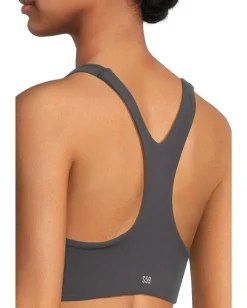 Splits59 Ella Airweight Light Support Bra Graphite/White Hot