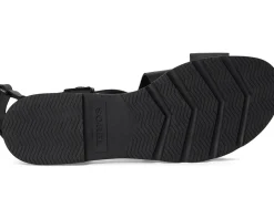 SOREL Ella™ III Crisscross Sandals Black/Black Hot