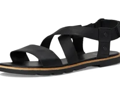 SOREL Ella™ III Crisscross Sandals Black/Black Hot