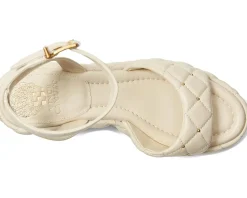 Vince Camuto Ellah Chunky Platform Sandals Panna Creme Sale