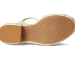Vince Camuto Ellah Chunky Platform Sandals Panna Creme Sale