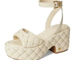 Vince Camuto Ellah Chunky Platform Sandals Panna Creme Sale