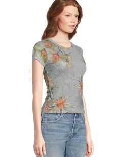Women AllSaints Ellie Mesh Tee