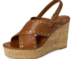 Women Vince Camuto Ellna Cross-band Wedge Sandals