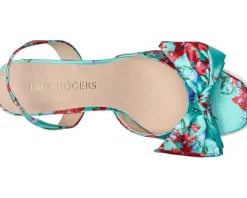 Jack Rogers Eloise Bow Slingback Aquamarine Multi Discount
