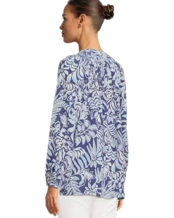 Lilly Pulitzer Elsa Top Sapphire Pool Summer Shorelines Outlet