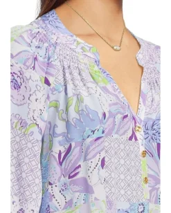 Lilly Pulitzer Elsa Top Multi Juicy Story Patch Best