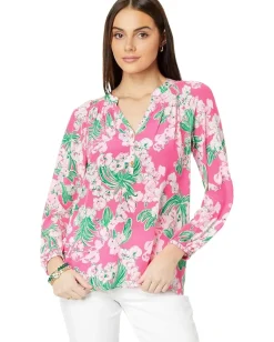 Lilly Pulitzer Elsa Top Roxie Pink Worth A Look Hot