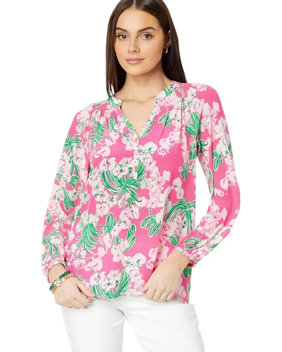 Lilly Pulitzer Elsa Top Roxie Pink Worth A Look Hot
